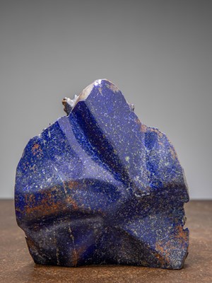 Lot 32 - (R) A RARE LAPIS LAZULI FIGURE OF HEVAJRA IN YAB-YUM TIBET 18TH CENTURY