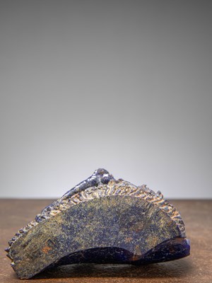 Lot 32 - (R) A RARE LAPIS LAZULI FIGURE OF HEVAJRA IN YAB-YUM TIBET 18TH CENTURY