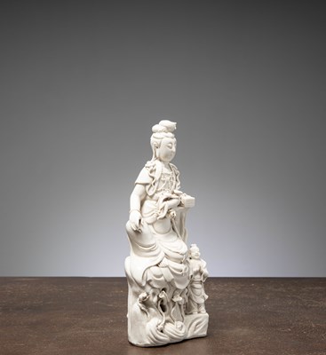 Lot 24 - (R) A DEHUA BLANC DE CHINA GUANYIN CHINA 19TH CENTURY