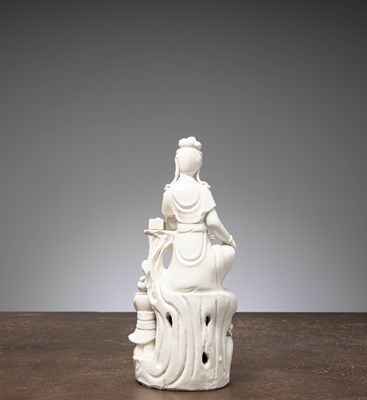 Lot 24 - (R) A DEHUA BLANC DE CHINA GUANYIN CHINA 19TH CENTURY