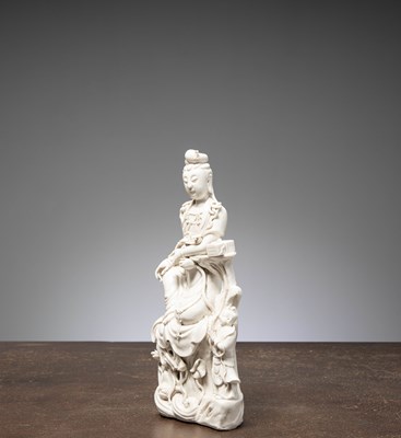 Lot 24 - (R) A DEHUA BLANC DE CHINA GUANYIN CHINA 19TH CENTURY
