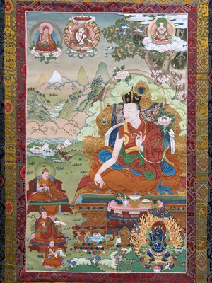 Lot 261 - A THANGKA OF THE 13TH KARMAPA, DUDUL DORJE, BY JIGME TAMANG MUGUM, NEPAL 2022