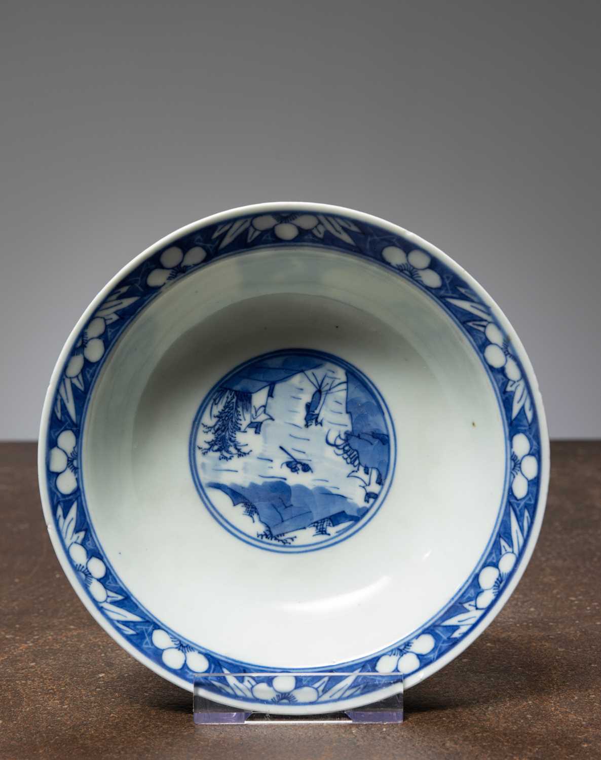 Lot 73 - (R) A DEEP BOWL WITHSCENE OF TAOIST GODS, CHINA, 18TH CENTURY