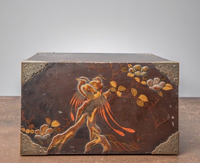 Lot 87 - (R) A JAPANESE LACQUER CABINET (KODANSU), MEIJI PERIOD, 19TH CENTURY