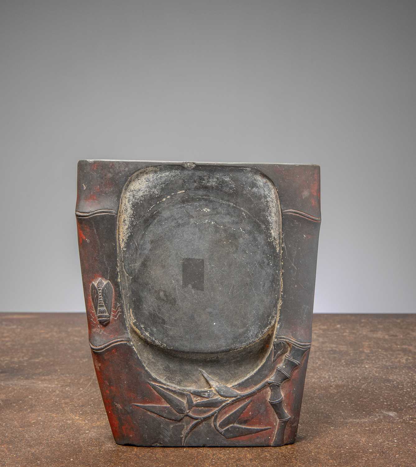 Lot 24 - (R) A CHINESE SCHOLARS DESK INK STONE