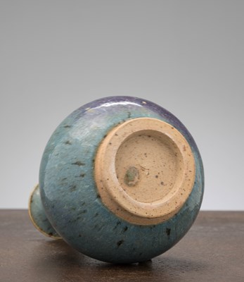Lot 81 - A CHINESE JUN WARE VASE WITH PURPLE SPLASHES, YUAN DYNASTY