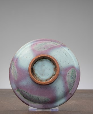 Lot 78 - A PURPLE-SPLASHED JUN-TYPE STONEWARE DISH, CHINA, SONG–YUAN DYNASTY