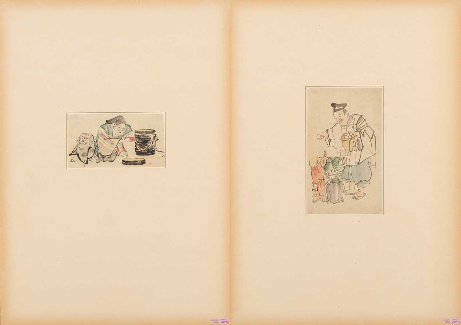 Lot 71 - (R) TWO JAPANESE DRWAINGS