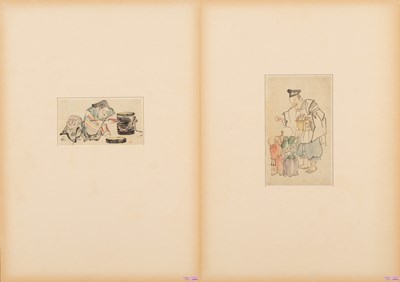 Lot 71 - (R) TWO JAPANESE DRWAINGS