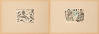 Lot 356 - (R) TWO JAPANESE WOODBLOCK PRINTS EDO PERIOD, 19TH CENTURY