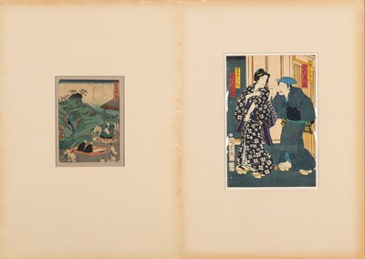 Lot 343 - (R) TWO JAPANESE WOODPRINTS