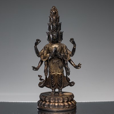 Lot 115 - ELEVEN-HEADED AVALOKITESHVARA