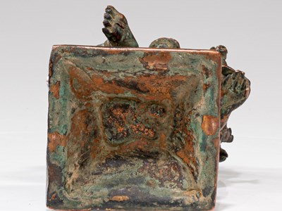 Lot 51 - RARE SCULPTURE OF KALKI AND PADMA