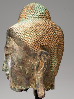 Lot 58 - HEAD OF BUDDHA