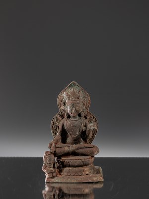Lot 82 - CROWNED AND JEWELED BUDDHA