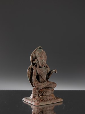Lot 8 - CROWNED AND JEWELED BUDDHA