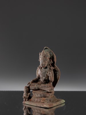 Lot 8 - CROWNED AND JEWELED BUDDHA