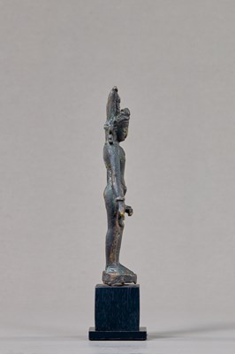Lot 86 - STANDING PADMAPANI WITH INLAYS TIBET 13TH CENTURY