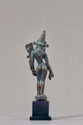 Lot 86 - STANDING PADMAPANI WITH INLAYS TIBET 13TH CENTURY