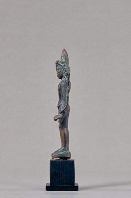 Lot 86 - STANDING PADMAPANI WITH INLAYS TIBET 13TH CENTURY