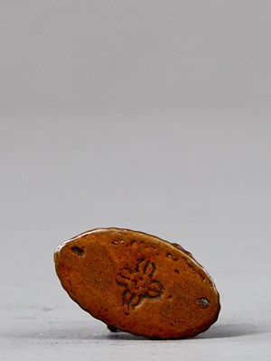 Lot 1 - STANDING JAMBHALA BRONZE TIBET 13TH C ENTURY