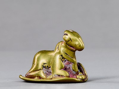 Lot 180 - BRONZE NANDI INDIA 16TH CENTURY