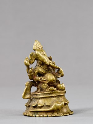 Lot 80 - GANESHA BRONZE INDIA 14TH CENTURY