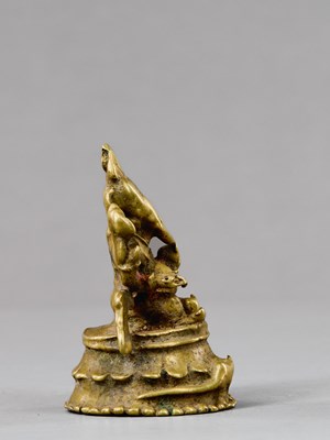 Lot 80 - GANESHA BRONZE INDIA 14TH CENTURY