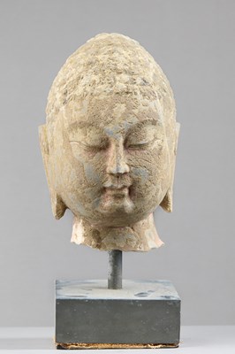 Lot 170 - STONE HEAD CHINA NORTHERN QI 6TH CENTURY