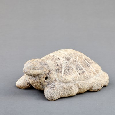 Lot 36 - TURTLE STONE INDIA 19TH CENTURY
