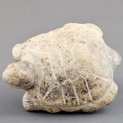 Lot 36 - TURTLE STONE INDIA 19TH CENTURY