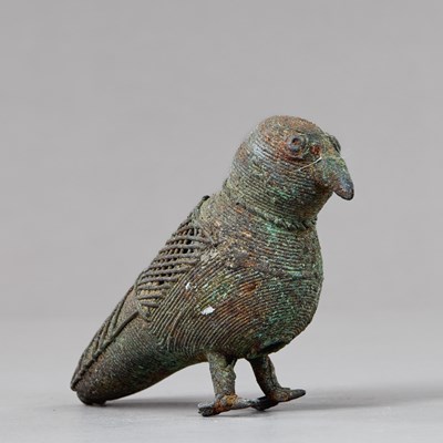 Lot 315 - STANDING BRONZE BIRD INDIA ORISSA 18TH CENTURY