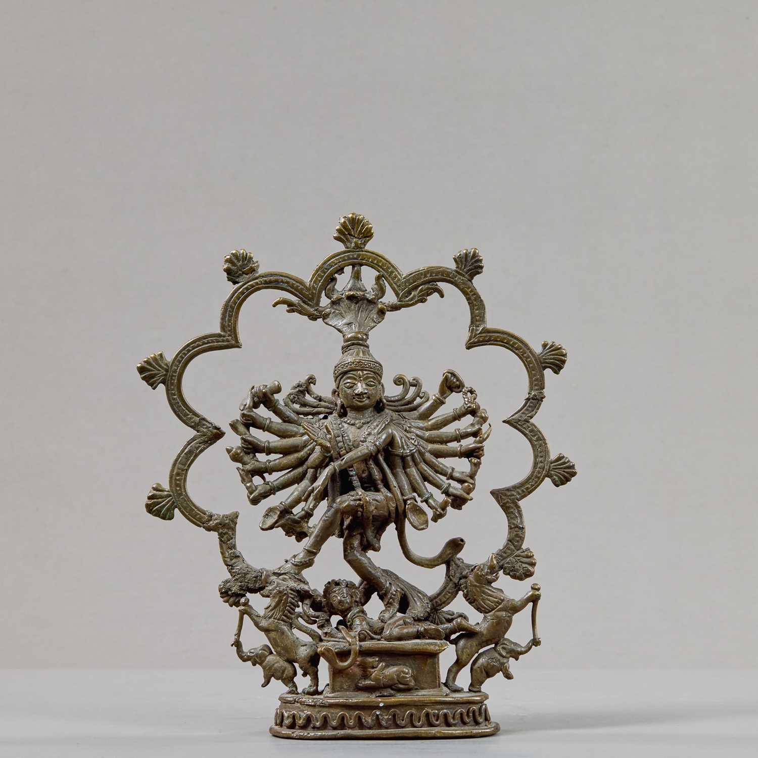 Lot 5 - DANCING SHIVA NATARAJA INDIA 18TH TO 19TH CENTURY