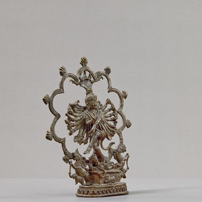 Lot 5 - DANCING SHIVA NATARAJA INDIA 18TH TO 19TH CENTURY