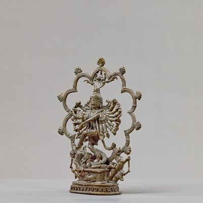 Lot 5 - DANCING SHIVA NATARAJA INDIA 18TH TO 19TH CENTURY