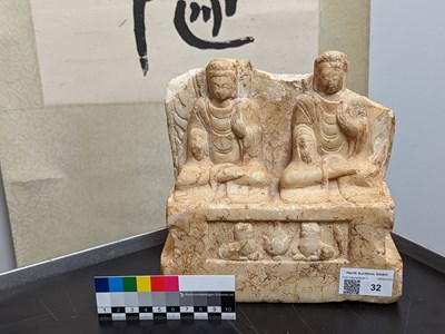 Lot 32 - TWO GUANYIN BODHISATTVAS