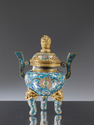 Lot 215 - TRIPOD INCENSE BURNER TYPE 'DING'