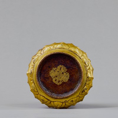 Lot 62 - MEDICINE BUDDHA (BHAISAJYAGURU), MONGOLIA, ZANABAZAR SCHOOL, 18TH CENTURY