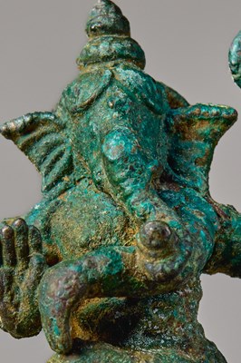 Lot 8 - DANCING GANESHA, KHMER EMPIRE, ANGKOR PERIOD, 12TH CENTURY
