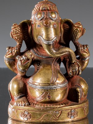 Lot 90 - RARE SEATED GANESHA