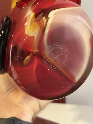 Lot 30 - MURANO VASE IN THE STYLE OF PICASSO