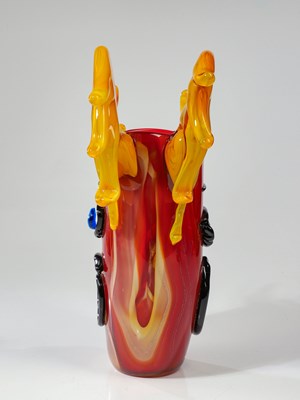 Lot 30 - MURANO VASE IN THE STYLE OF PICASSO
