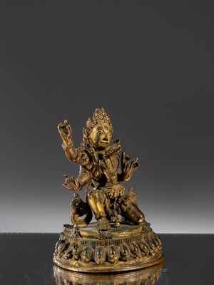 Lot 19 - RARE BHAIRABA WITH CONSORT