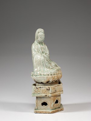 Lot 63 - GUANYIN CANDLE HOLDER