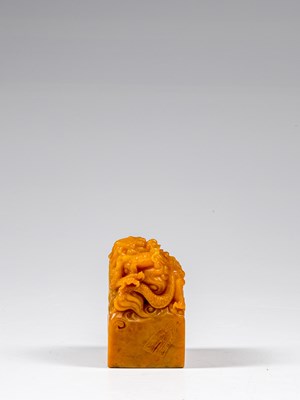Lot 77 - DRAGON SEAL | FROM HUANG SHI LING (1849 -1902)