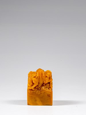 Lot 77 - DRAGON SEAL | FROM HUANG SHI LING (1849 -1902)