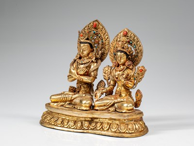 Lot 5 - VAJRADHARA AND WHITE TARA