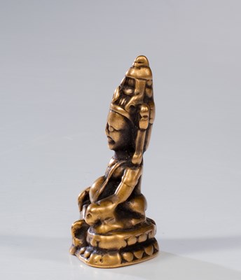 Lot 59 - SMALL SITTING JAMBHALA