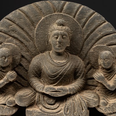 Lot 87 - BUDDHA WITH ADORANTS