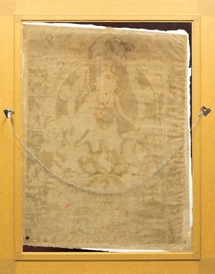 Lot 75 - PADMASAMBHAVA THANGKA